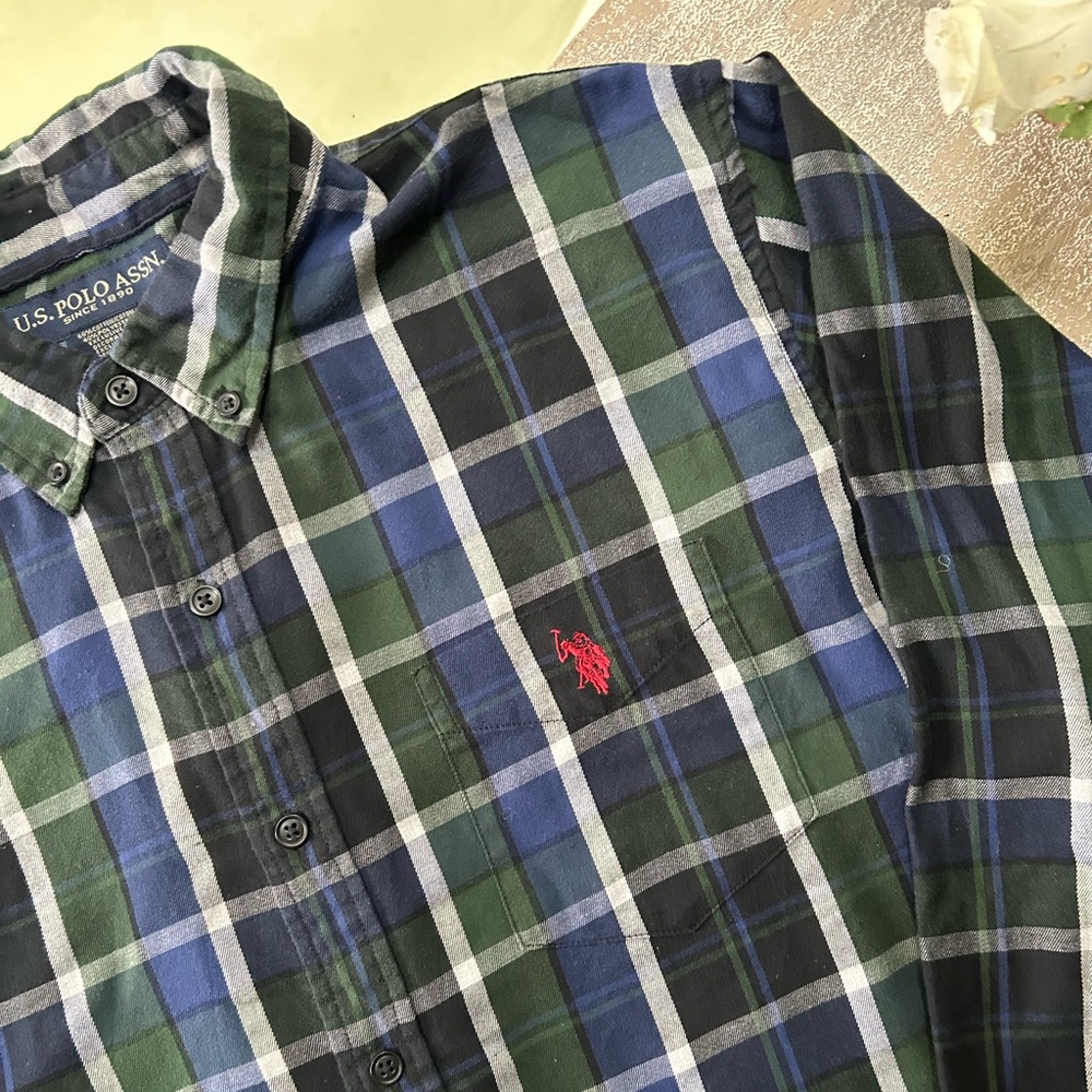 U.S. Polo Assn. Men’s Plaid Shirt